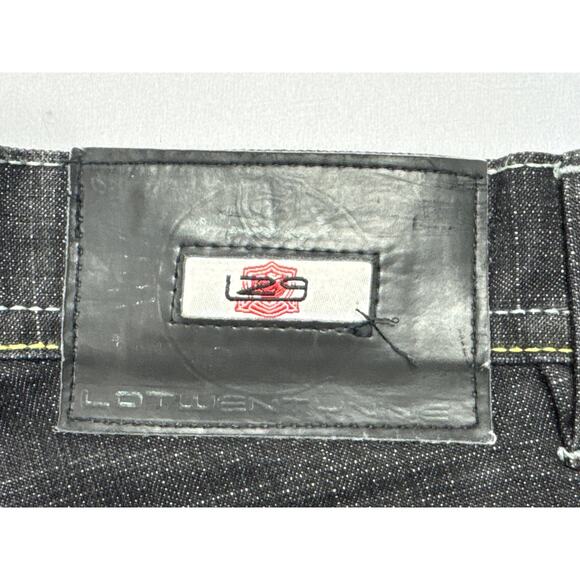 Lot29 Men's Marvin the Martian Baggy Wide Leg Black Denim Jeans - 32 (34x33) - Picture 4 of 5